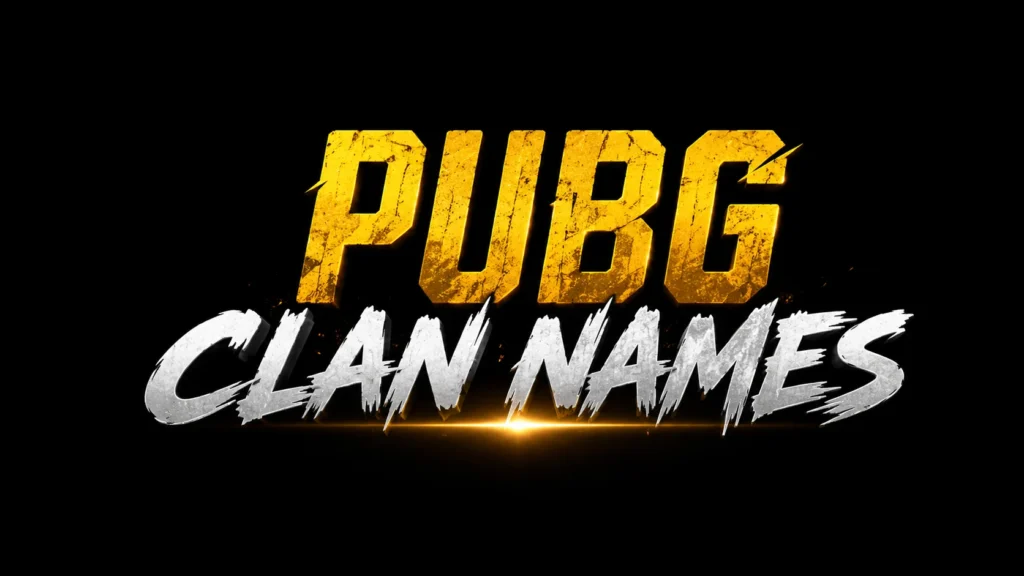 PUBG CLAN NAME