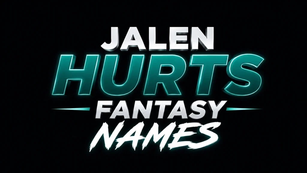 Jalen Hurts Fantasy Names: 150+ Funny, Clever, and Championship-Worthy Ideas for Your Team