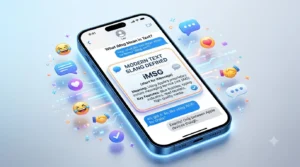 what imsg mean in text