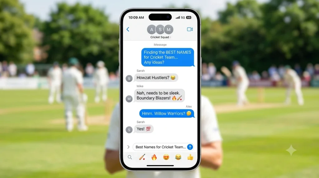 best names for cricket team