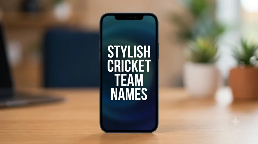 stylish cricket team name