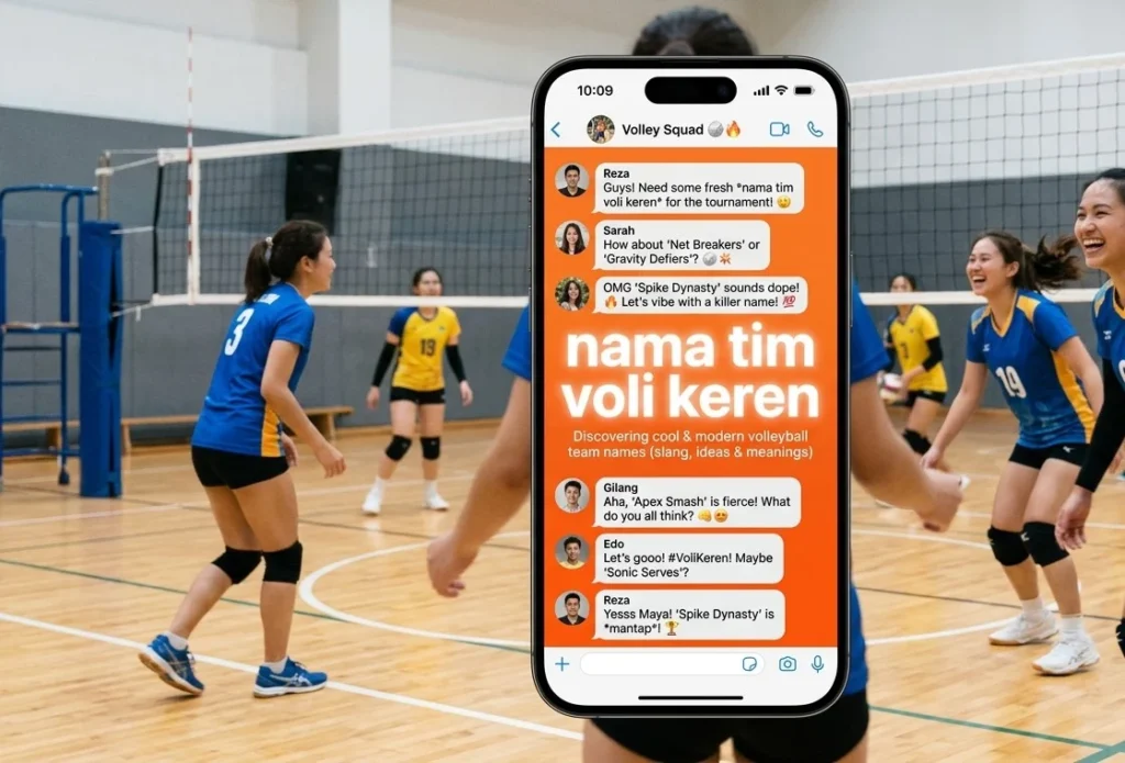 nama tim voli keren