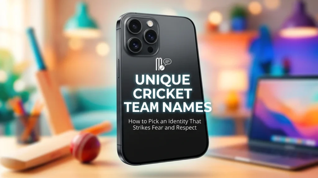 unique cricket team names